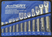 Набор гаечных ключей в чехле *X-PERT* (8,9,10,12,13,14,17,19), 8 шт, арт. №102.101